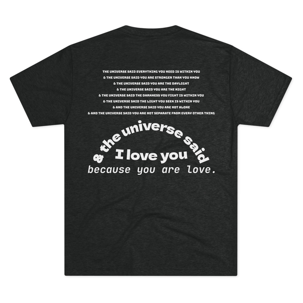 Seek First To Understand Galaxy Tee — Minecraft End Poem