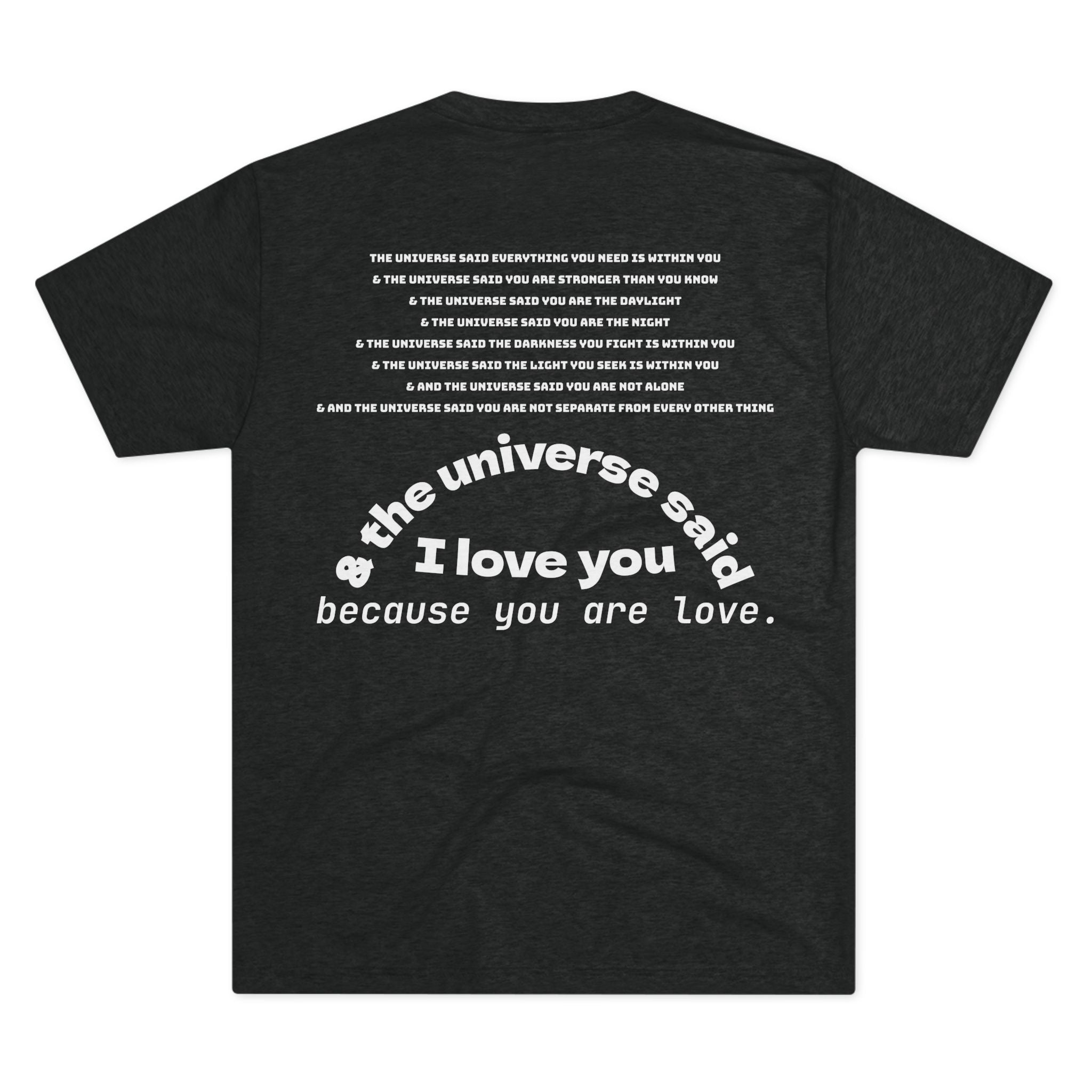 Seek First To Understand Galaxy Tee — Minecraft End Poem