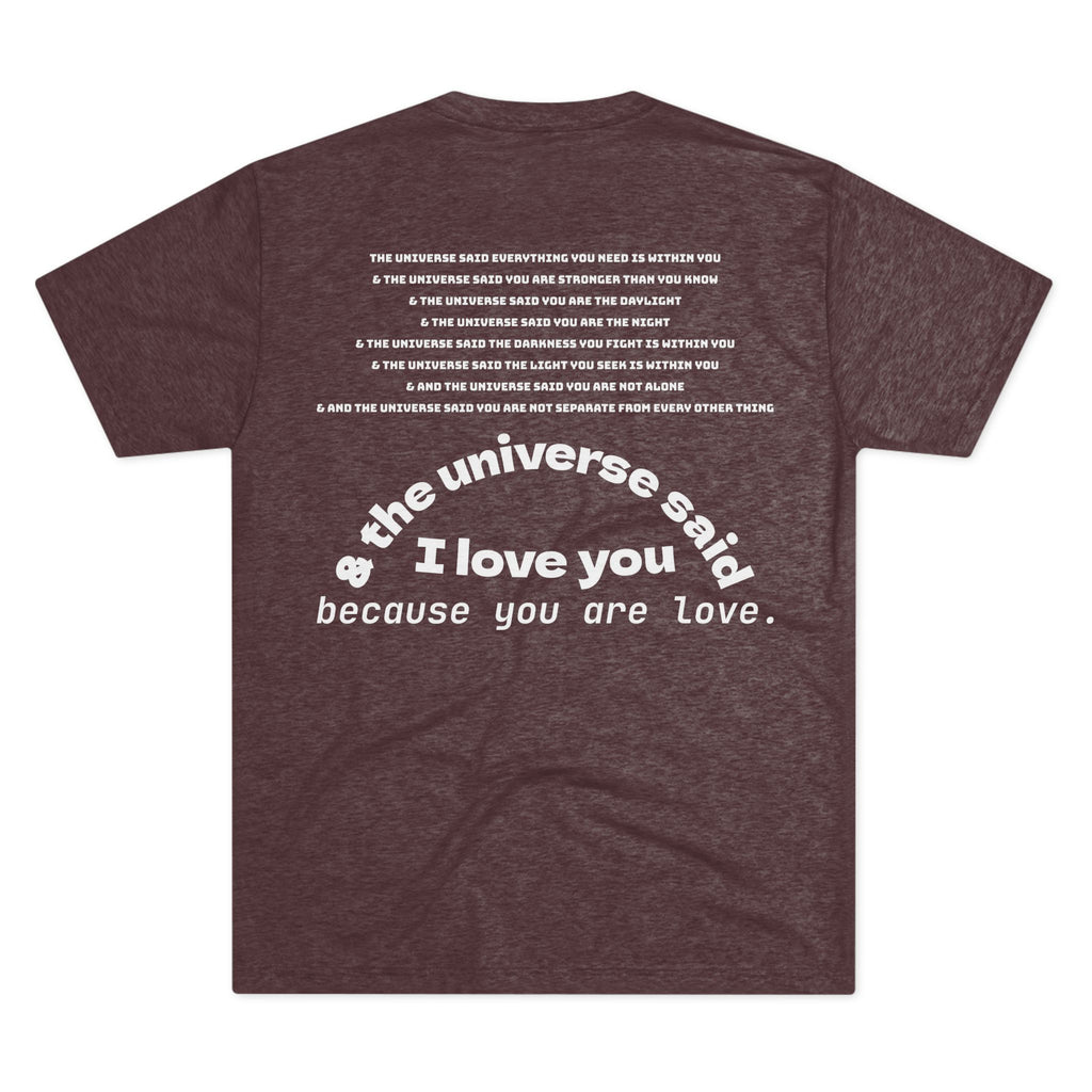 Seek First To Understand Galaxy Tee — Minecraft End Poem