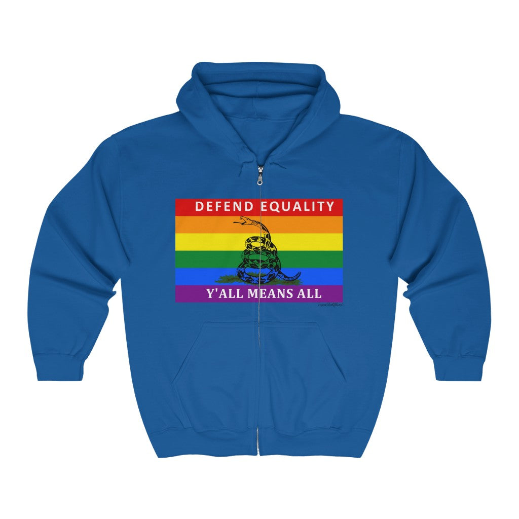 Defend Equality X Gadsden Flag (Special Reddit Request!) Zip-Up