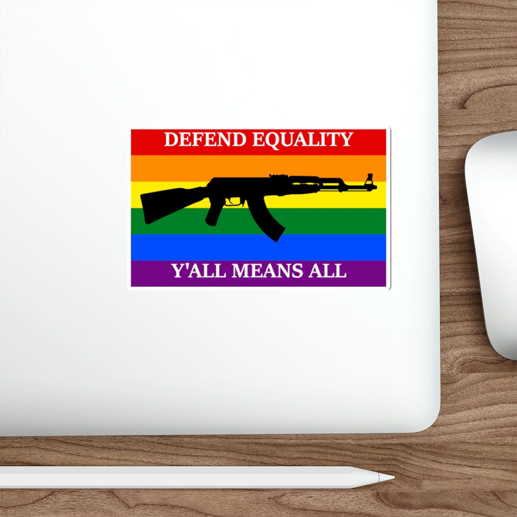 4.5" x 2.5" Defend Equality AK Slaps.