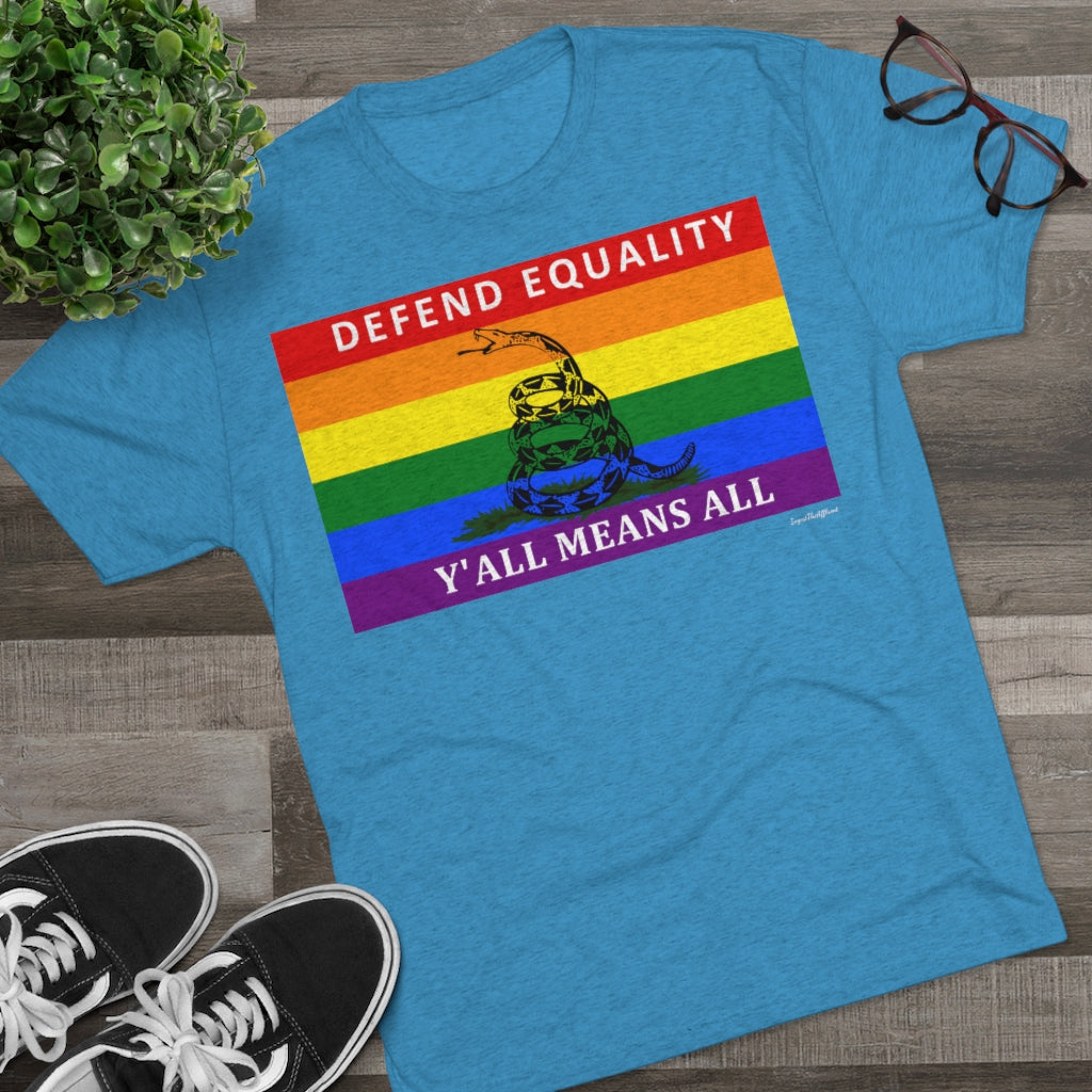 Gadsden Flag X Pride Flag Tee