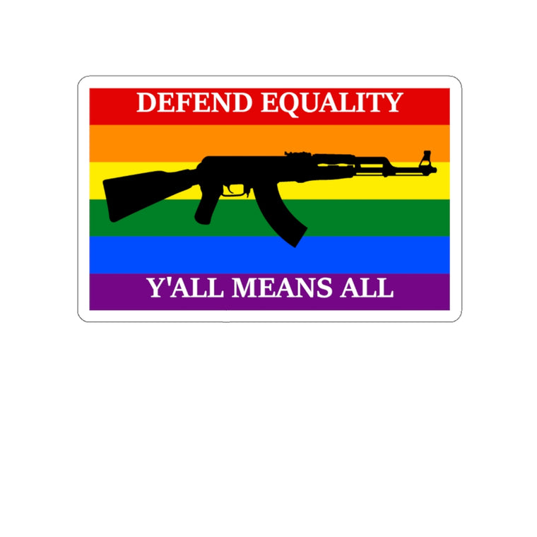 Defend Equality Vinyl Sticker — AK Design